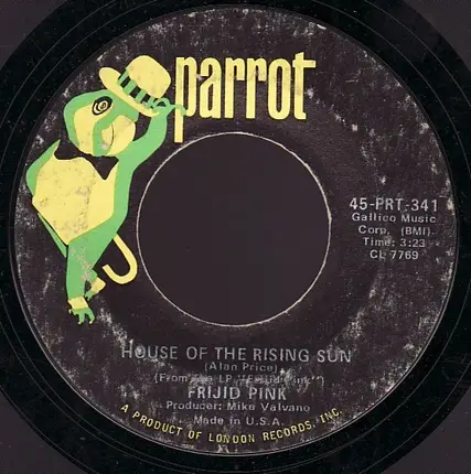 Frijid Pink - the house of the rising sun / drivin' blues