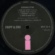 LP - Fripp & Eno - Evening Star