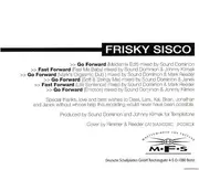 CD Single - Frisky Sisco - Fast Forward