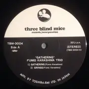 LP - Fumio Karashima Trio - Gathering - 1st Press MFD. By Toshiba. / + Booklet.