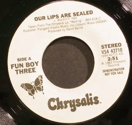 Fun Boy Three - Our Lips Are Sealed