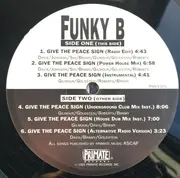 12inch Vinyl Single - Funky B. - Give The Peace Sign