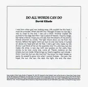 7inch Vinyl Single - Fucked Up - Do All Words Can Do - Limited Edition