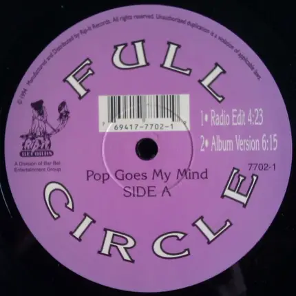 Full Circle - Pop Goes My Mind