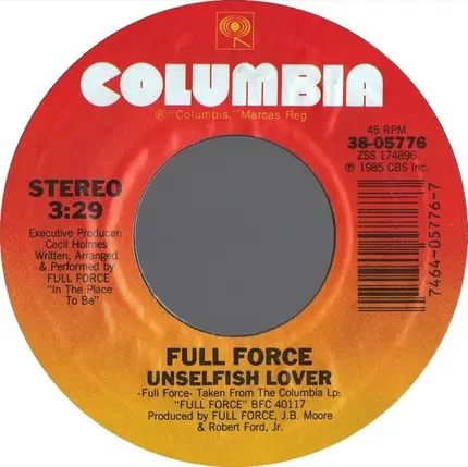 Full Force - Unselfish Lover