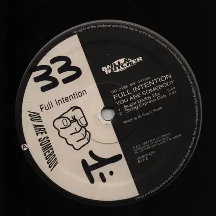 Full Intention - You Are Somebody