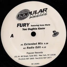 Fury Featuring Anna Marie - You Oughta Know