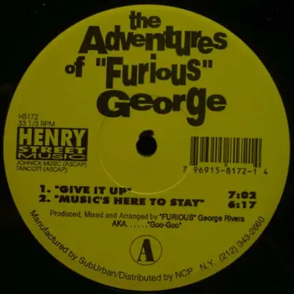 Furious George - The Adventures Of 'Furious' George
