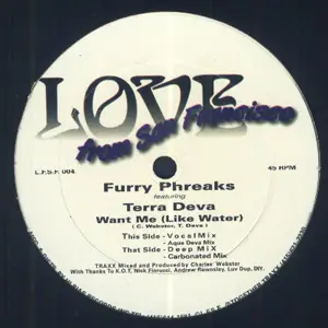 Furry Phreaks Featuring Terra Deva - Want Me (Like Water)