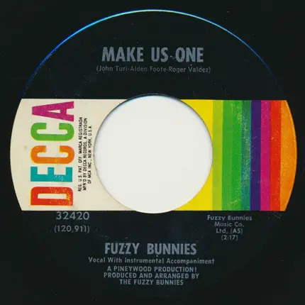 Fuzzy Bunnies - Make Us One / Strength To Carry On