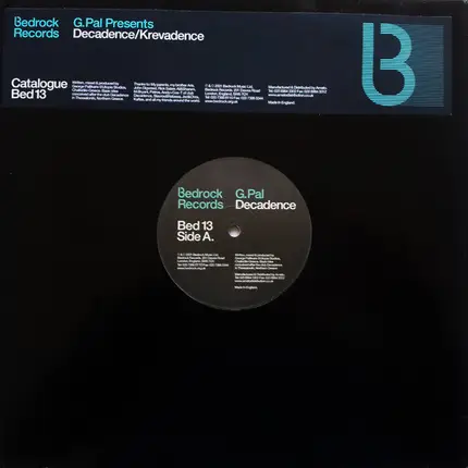 G-Pal - Decadence / Krevadence