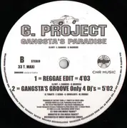 12inch Vinyl Single - G Project - Gangsta's Paradise