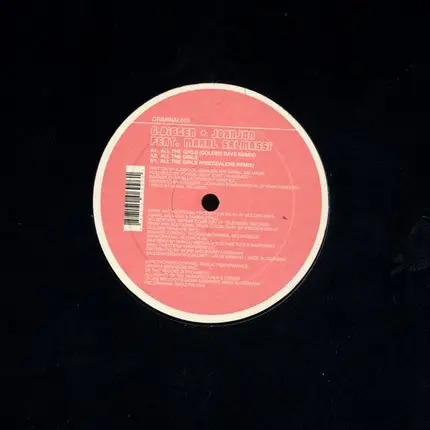 G. Digger + Johnjon Featuring Maral Salmassi - All The Girls