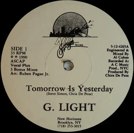 G. Light - Tomorrow Is Yesterday