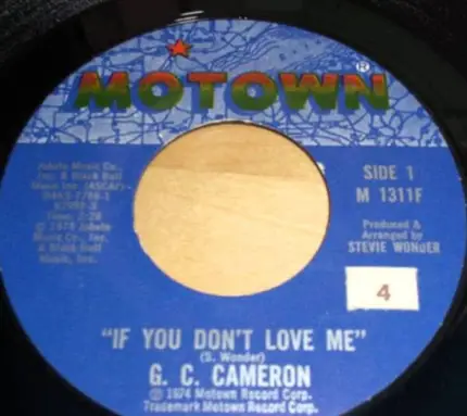 G.C. Cameron - If You Don't Love Me / Topics