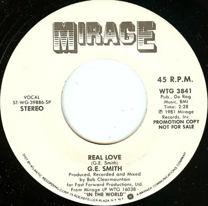 G.E. Smith - Real Love