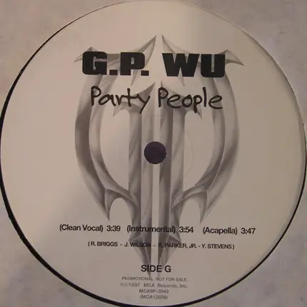 G.P. Wu, GP Wu - Party People / Chamber Danger
