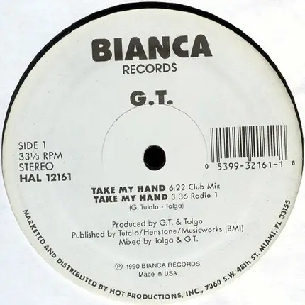 G.T. - Take My Hand