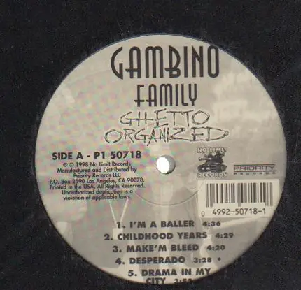 Gambino Family - Ghetto Organized