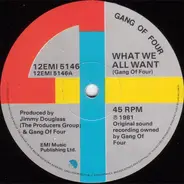 Gang Of Four - What We All Want / History's Bunk