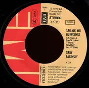 7inch Vinyl Single - Gaby Baginsky - Sag Mir, Wo Du Wohnst