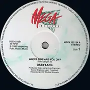 12inch Vinyl Single - Gaby Lang - Who's Side Are You On?
