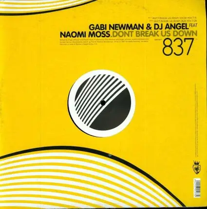 GABI NEWMAN - Don't Break Us Down