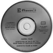 CD - Fauré / Quintetto Fauré Di Roma - Klavierquintette Op. 89 Und Op. 115