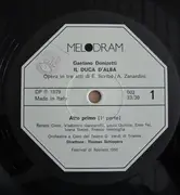 Double LP - Gaetano Donizetti , Orchestra E Coro Del Teatro Giuseppe Verdi Di Trieste , Thomas Schippers - Il Duca D'Alba - Hardcover Box + Booklet with Libretto