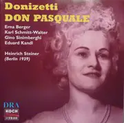 CD - Gaetano Donizetti , Heinrich Steiner - Don Pasquale | Aufführungsmitschnitt Berlin 1939 - Mono