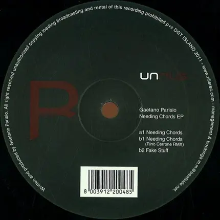 Gaetano Parisio - Needing Chords EP