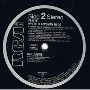 LP - Gail Davies - Where Is A Woman To Go