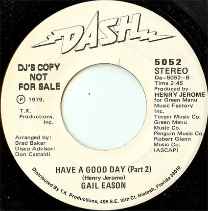 Gail Eason - Have A Good Day