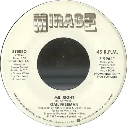 Gail Freeman - Mr. Right