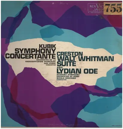 Gail Kubik / Paul Creston - Symphony Concertante / Lydian Ode, Op. 67 / Walt Whitman Suite, Op. 53