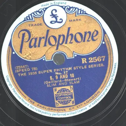 Gaillard Stewert - The 1938 super rhythm style series