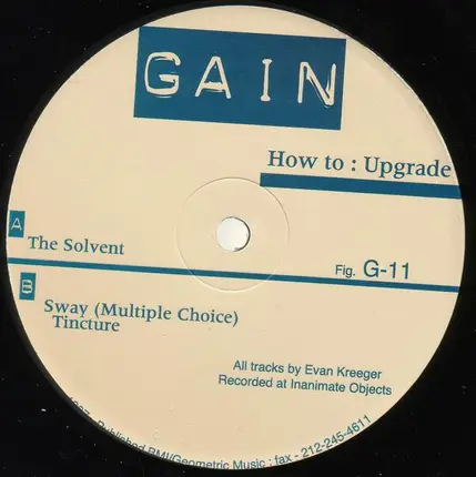 Gain - How To: Upgrade