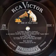 LP - Gale Garnett - My Kind Of Folk Songs - Mono