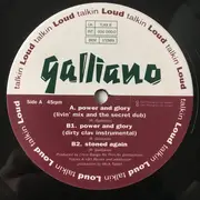 12inch Vinyl Single - Galliano - Power + Glory