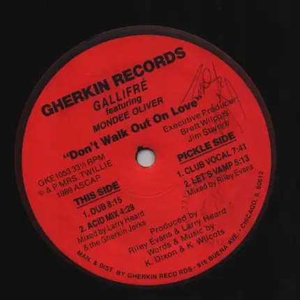 Gallifré Featuring Mondeé Oliver - Don't Walk Out On Love