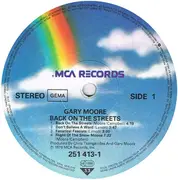 LP - Gary Moore - Back On The Streets