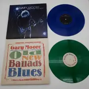 LP-Box - Gary Moore - Treasures - A Vinyl Collection - Numbered, Ltd Ed+CD, green, blue and clear vinyl