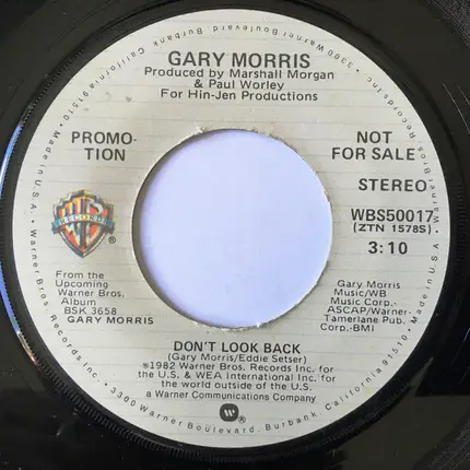 Gary Morris - Don't Look Back
