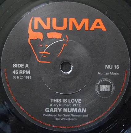 Gary Numan - This Is Love