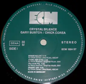 Gary Burton - Crystal Silence