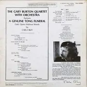 LP - Gary Burton Quartet - A Genuine Tong Funeral