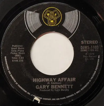 Gary Bennett - Highway Affair