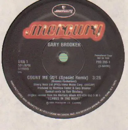 Gary Brooker - Count Me Out / Echoes In The Night