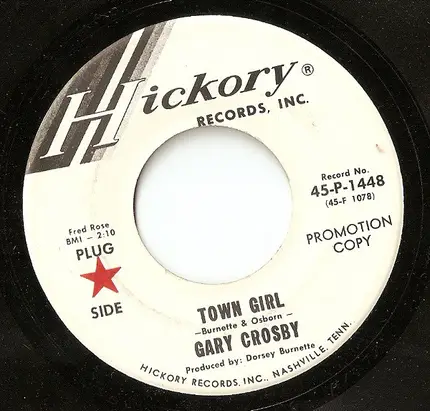 Gary Crosby - Town Girl / I'm Gonna Call My Baby