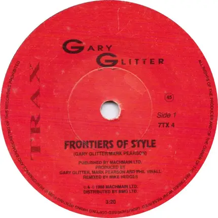 Gary Glitter - Frontiers Of Style